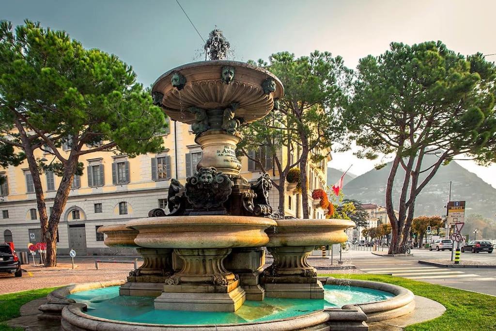 Appartamento Centrale Con Wifi E Posteggio Privato Gratis! Lugano Eksteriør bilde